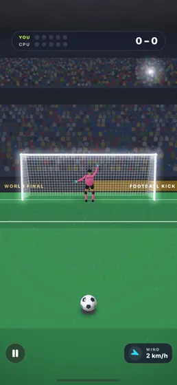 A shootout against the CPU at the World Final